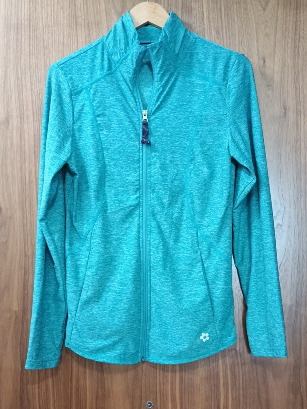 2/$20 Tuff Athletics Teal Full-Zip Athletic Jacket M
